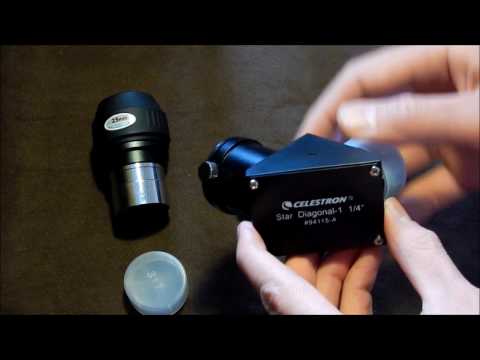 Обзор окуляра Celestron LET 25 mm и диагональная призма Omni XLT