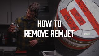 Removing Remjet From Motion Picture Film