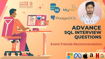 Data Analytics - Event Friends Recommendation | Advance SQL Interview Questions | FB #maang #faang