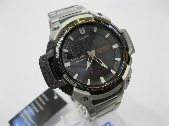 Casio - Pro Trek SGW-450HD-1B YouTube