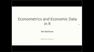 Econometrics and Economic Data in R