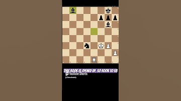 Amazing deflection #chess #chesstactics