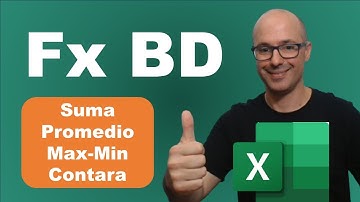 Funciones de Bases de datos, Bd | Hablando de Excel