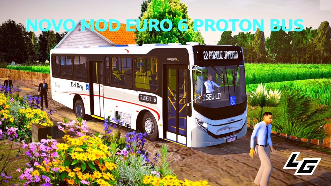 🔴Ônibus escolar no Proton Bus - Canal Lukas Gameplays