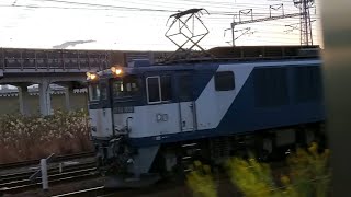 電車に乗って併走可能！EF64牽引 8885レ