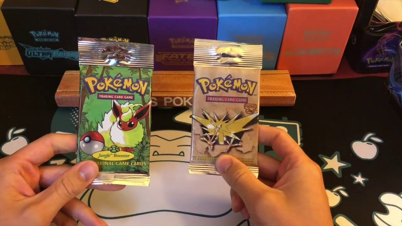 Vintage Pokemon Opening, Fossil and Jungle