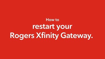 How to restart the Rogers Xfinity Gateway with the Rogers Xfinity app
