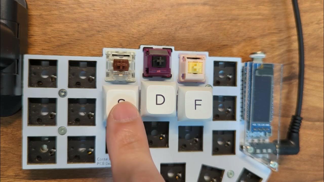 Keyswitch Sound Comparison Gateron Brown, Durock Black Lotus, MMD