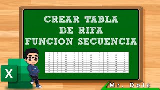 COMO CREAR TABLA PARA RIFAS - FUNCION SECUENCIA screenshot 3