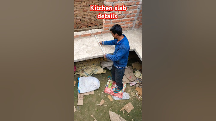 #shorts  किचन slab का चौड़ाई कितना होना चाहिए || Kitchen slab construction details ##viralvideo