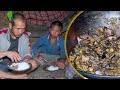 Family in the Jungle  || Cooking Chicken curry & Eating With Rice ||