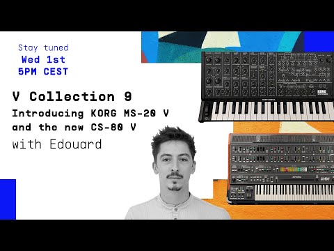 V Collection 9 Livestream | _Introducing KORG MS-20 V and the new CS-80 V
