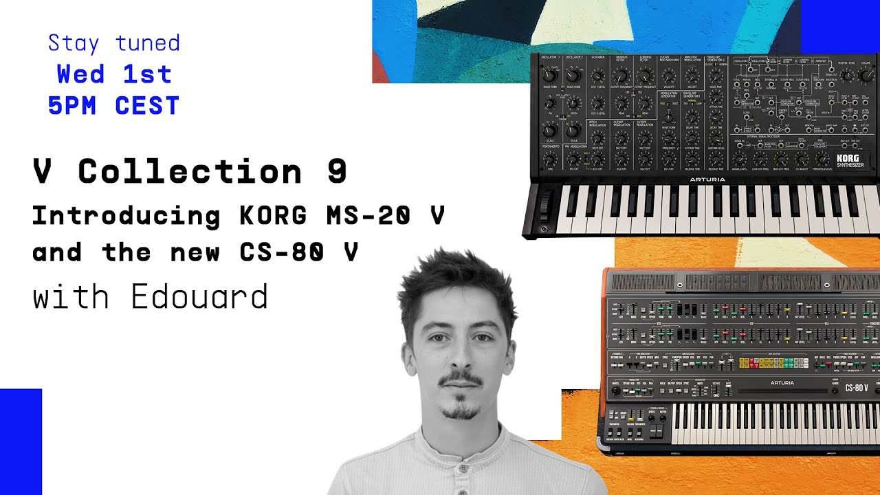 V Collection 9 Livestream | _Introducing KORG MS-20 V and the new CS-80 V