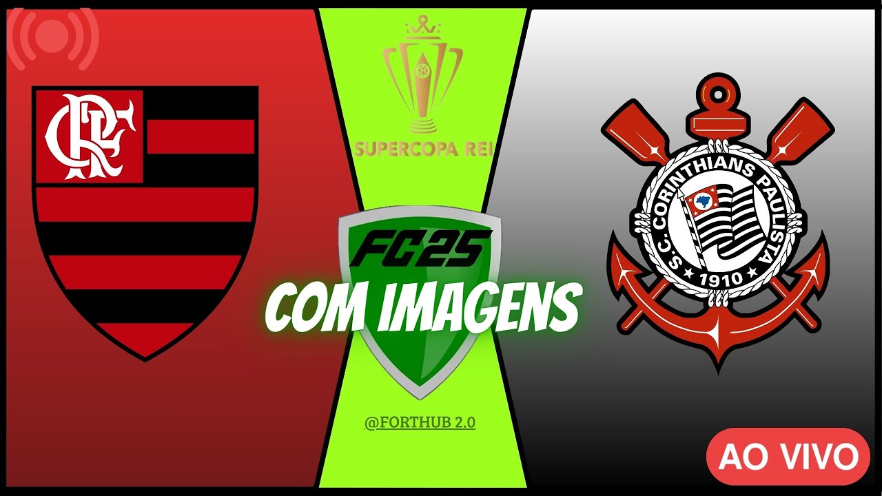 FLAMENGO E CORINTHIANS | SUPER COPA DO REI | GAMEPLAY PES20 SIMULAÇÃO