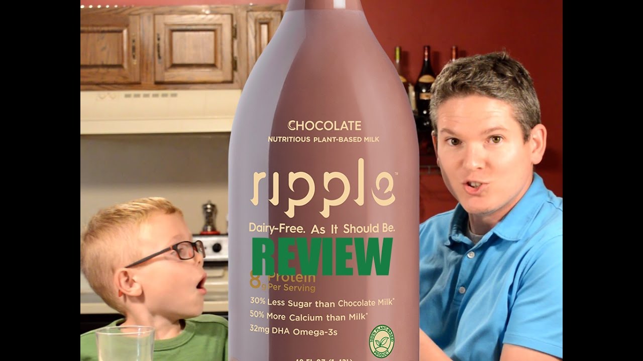 ripple Chocolate Pea Milk Review YouTube