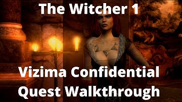 The Witcher Vizima Confidential Quest Walkthrough