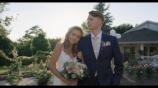 Lily & Brock Wedding Highlight Video at Antrim 1844