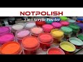 Swatching My ENTIRE Not Polish Acrylic Powder Collection | Dyingforcolor