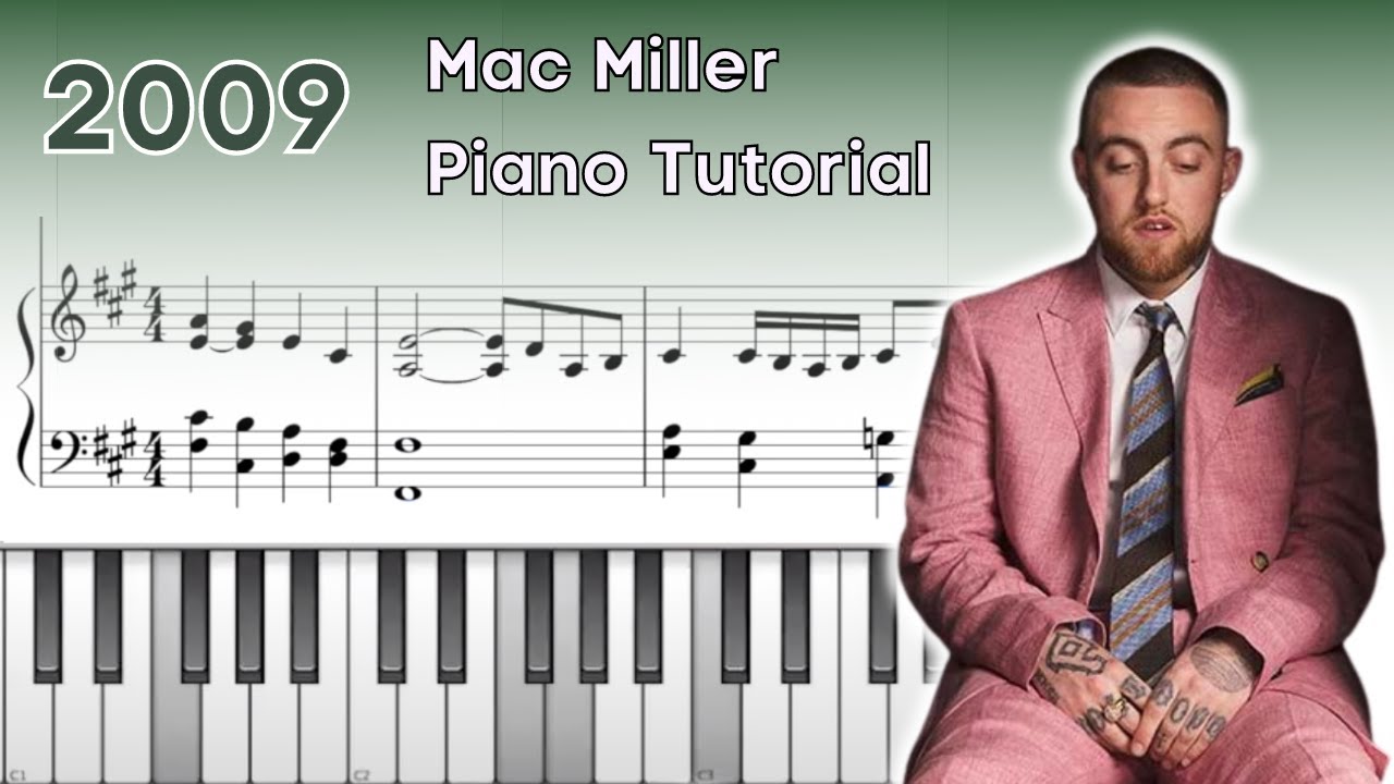 HOW TO PLAY 2009 by Mac Miller on Piano 🎹 - YouTube