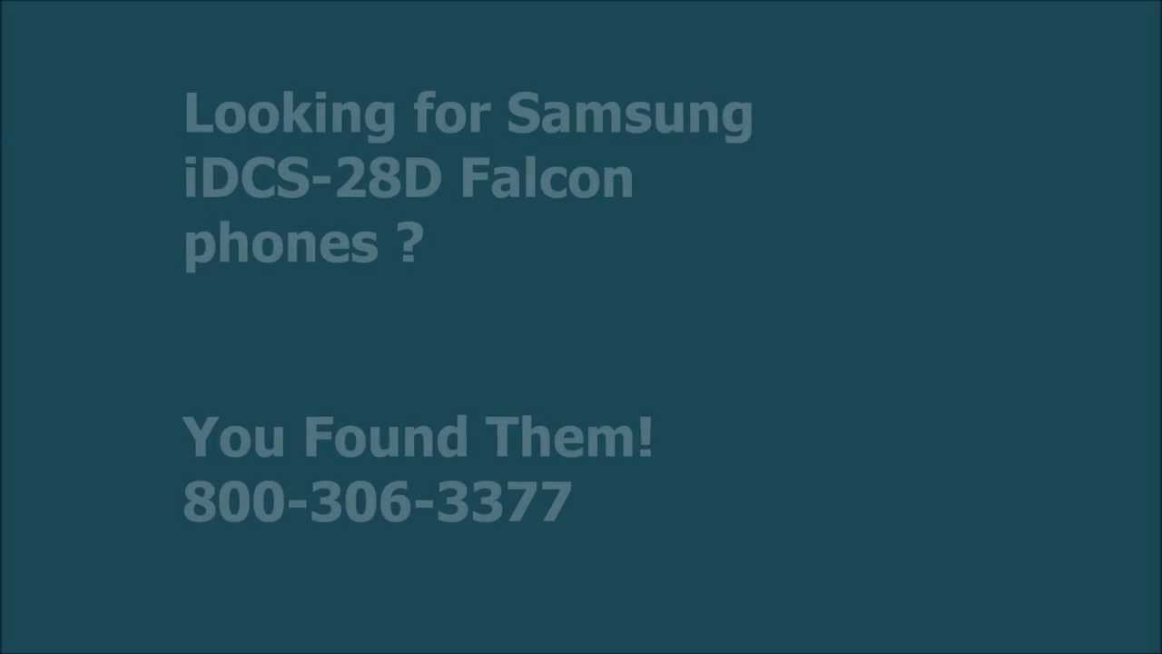 Samsung iDCS 28D Phone- Falcon Series- KPDF28SED/XAR - F28DG Video ...