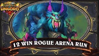 Mana Cheating All The Way To 12 Wins - Rogue Hearthstone Underground Arena Run