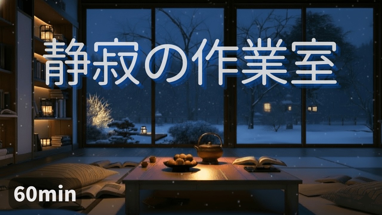 【深夜作業BGM】静寂の作業室で、静かなChiptune Lo-fi | 作業・集中・夜活  | Cozy Night Ambience