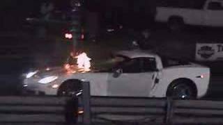 nitrous explodes on C6 corvette