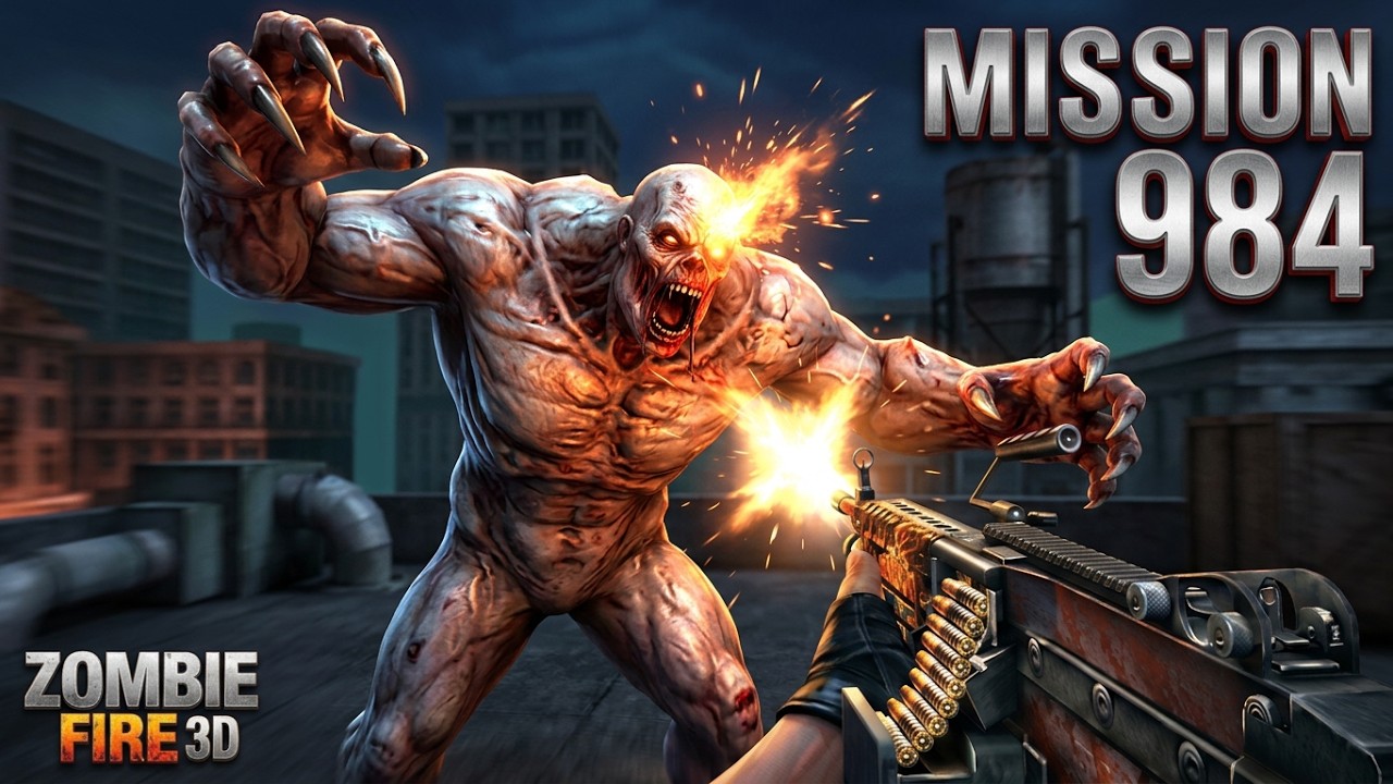 ZOMBIE FIRE 3D: Offline Game - Mission 984, Gameplay - Walkthrough