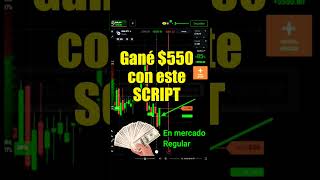 Gana $550 la mejor estrategia con Script opciones binarias iqoption cuenta vip real trading2023 otc