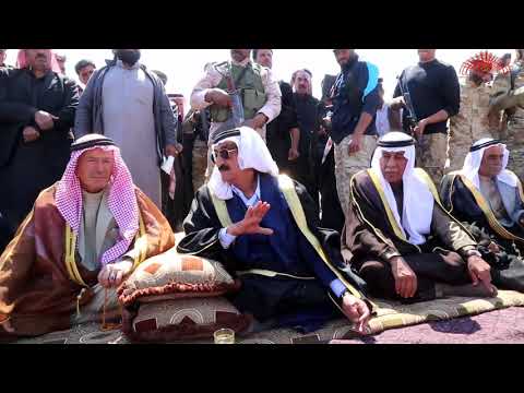 راعي الجزيرة حميدي الدهام الهادي يقوم بتهدأة وضبط النفس بين قبيلة طي عشيرة الراشد حملة الحسو والحلاب