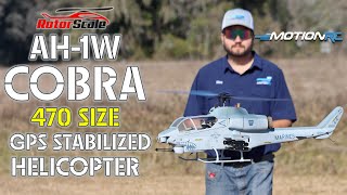 New Rotorscale Ah-1W Cobra Super Scale 470 Size Gps Stabilized Rc Helicopter Overview Motion Rc