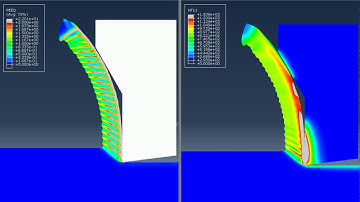 Orthogonal cutting of titanium alloy under dry conditions
