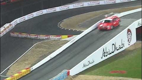 M Schumacher Vs J Button in the Race of Champions