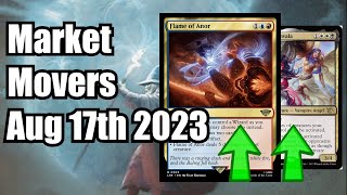 MTG Market Movers - August 17 2023 - Lord of the Rings Bulk Rare Seeing Modern Play Flame of Anor
