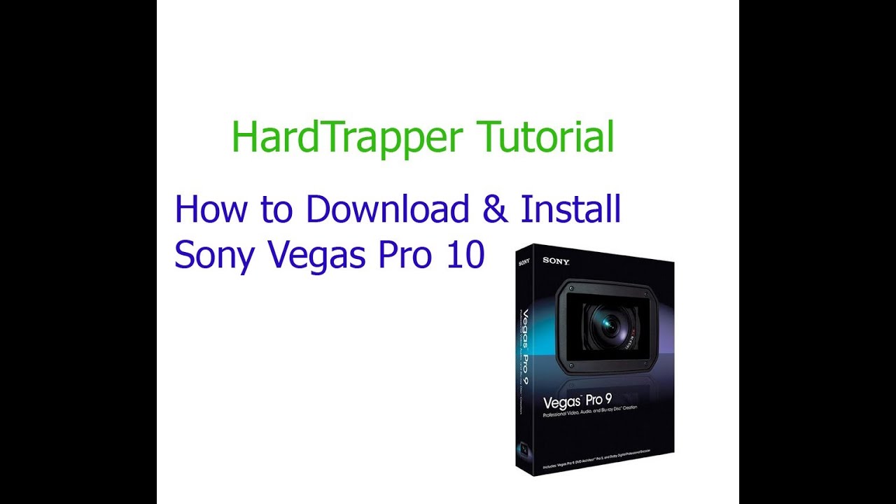 tutorial sony vegas pro 10 download