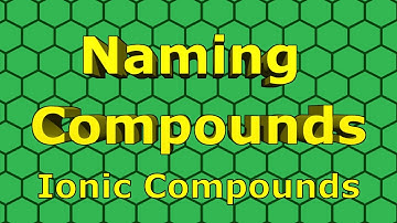 Naming Ionic Compounds