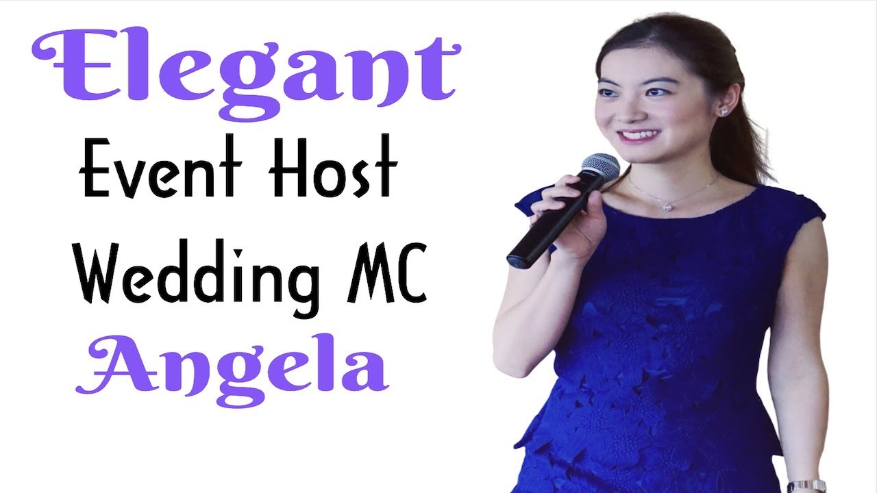 Clever Confident Classy 2021 Chinese Sydney Wedding MC Angela speaks perfect Mandarin and English