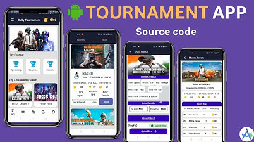 Tournament App with Admin | Gaming Tournament App Source code in Android studio