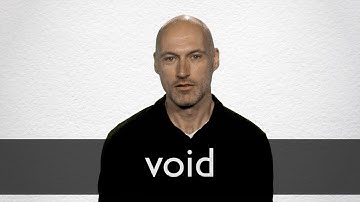 How to pronounce VOID in British English
