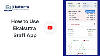 How to Use Ekalsutra Staff App | For Teachers screenshot 5