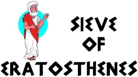 Basic Math: Sieve of Eratosthenes