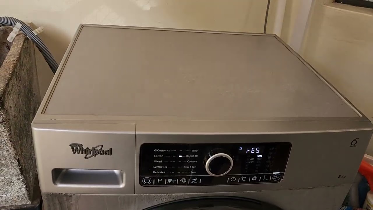 How to reset a whirlpool washing machine appliance YouTube