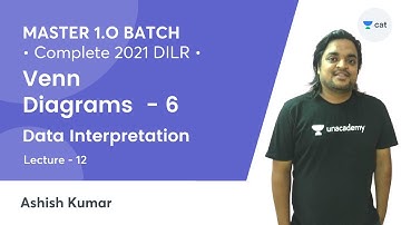 MASTER 1.O | CAT 2021 L12 | Data Interpretation l Venn Diagrams - 6 l CAT 2021 | Ashish Kumar