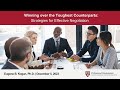 Winning over the Toughest Counterparts: Strategies for Effective Negotiation Recording