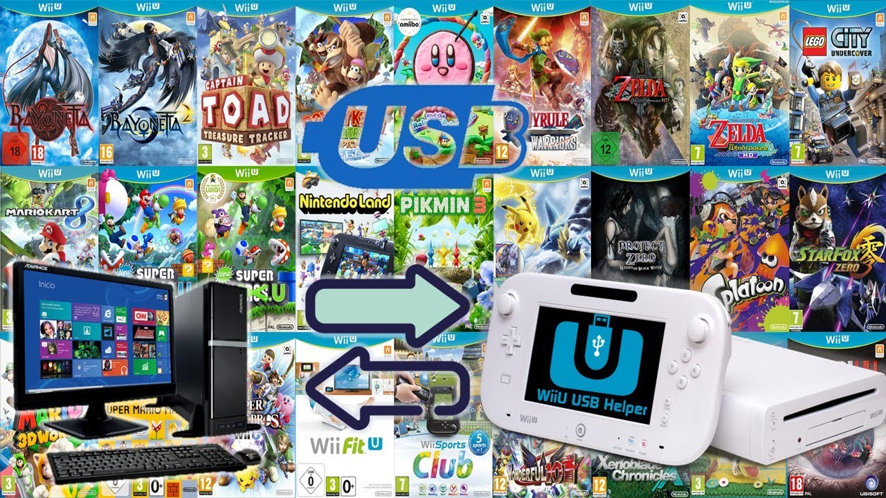 Instala todos los Juegos para tu Nintendo Wii u Desde tu Pc l Helper Launcher 2024 Ultima version