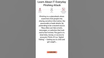 Phishing Attack Explained for Beginners 🎣⚠️ #shorts