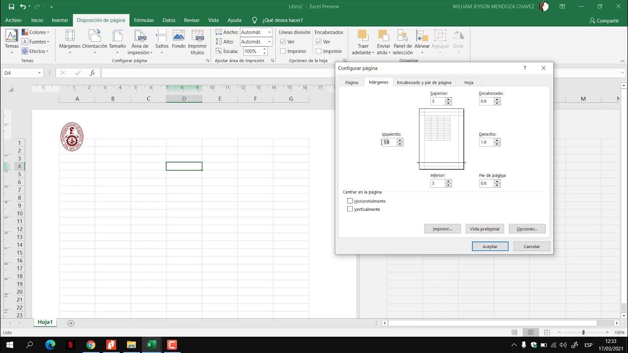 ¿Cómo colocar un logo en el encabezado de una hoja de EXCEL? - YouTube