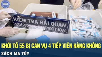 Khởi tố 55 bị can vụ 4 tiếp viên hàng không xách ma túy | VOV