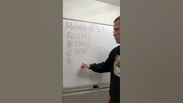 Which number is a multiple of 3?