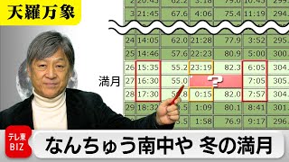 今年最後なのに…　なんちゅう南中や 冬の満月 【久保田解説委員の天羅万象】 （156）（2023年12月22日）